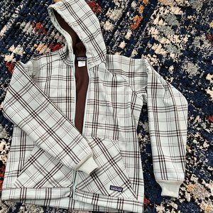 Patagonia Fleece Lined Slopestyle Full Zip Hooded Jacket